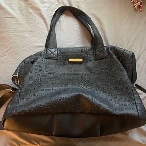 Black juicy couture duffel bag